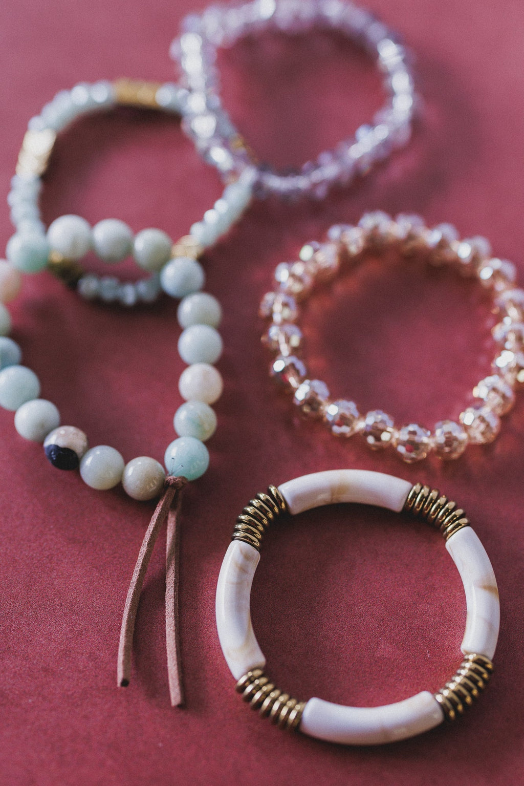 Romilly Bracelet Set - Mint Multi - Pre Order