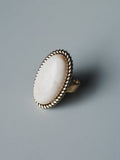 Roma Sun Stone Ring - White - Pre Order