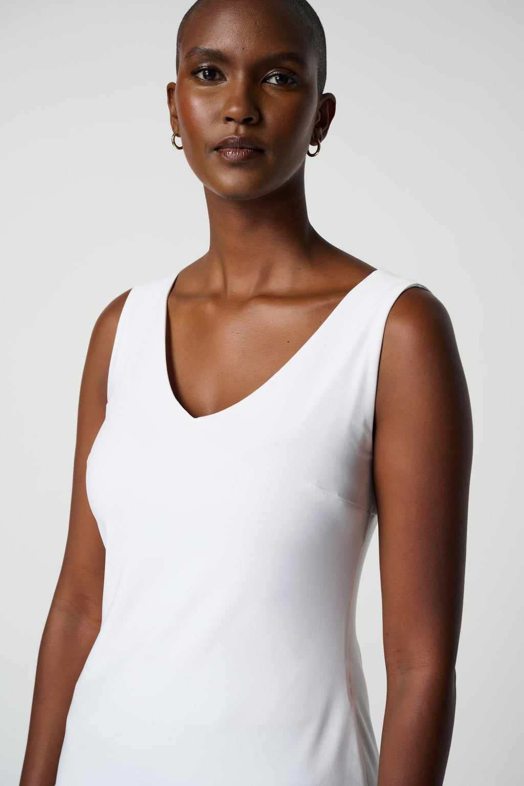 Classic V-Neck Cami Tank, Vanilla