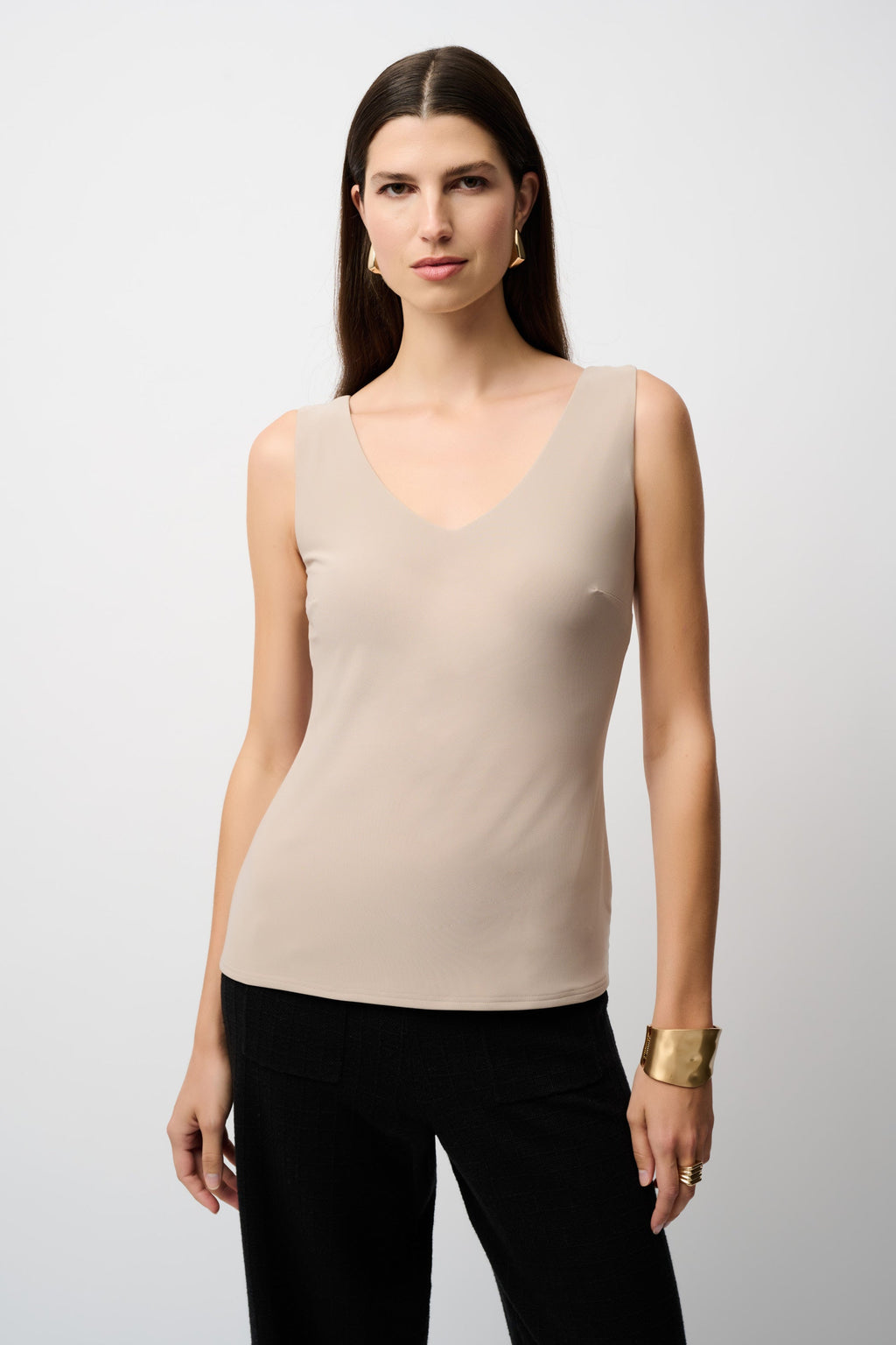 Classic V-Neck Cami Tank, Moonstone