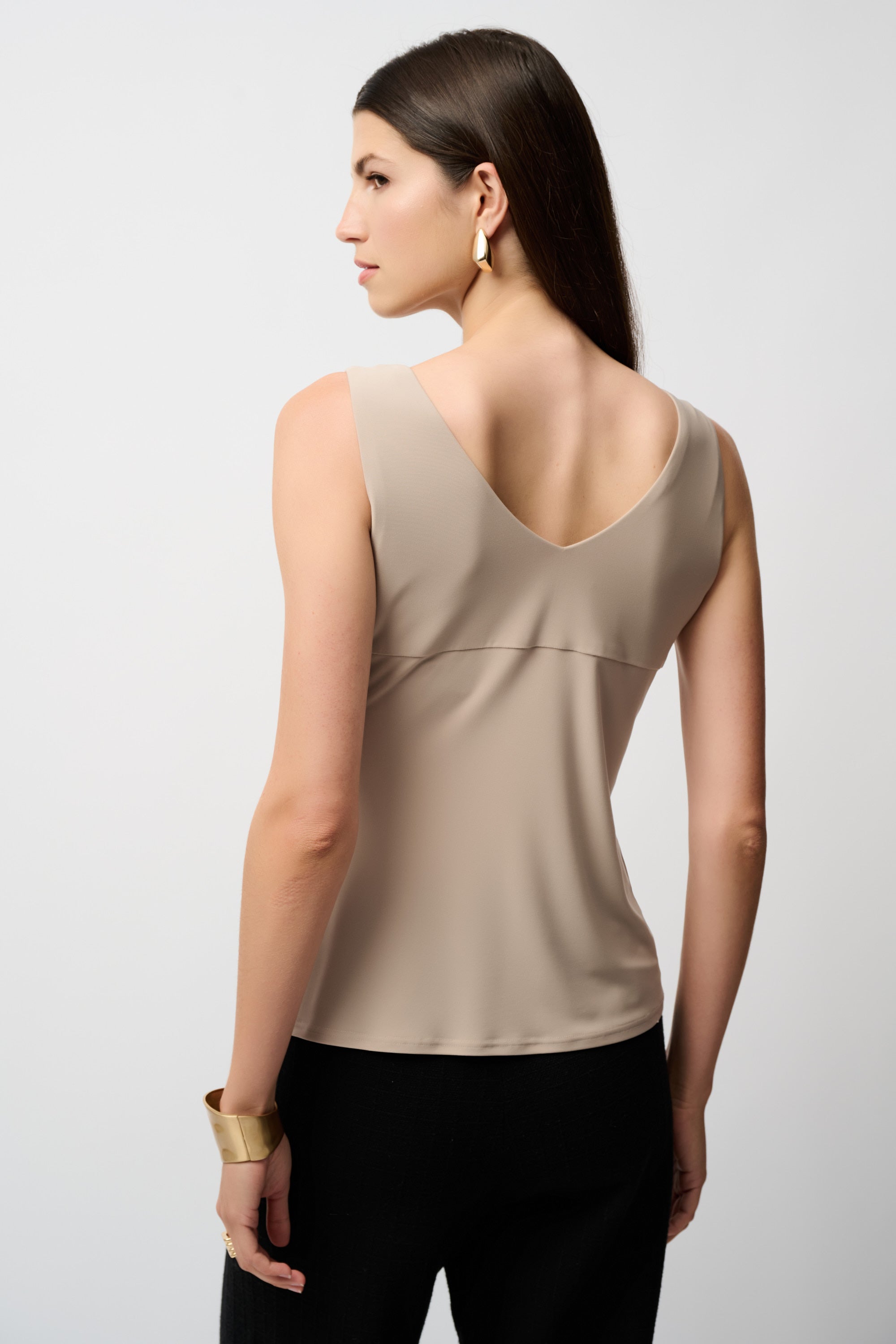 Classic V-Neck Cami Tank, Moonstone