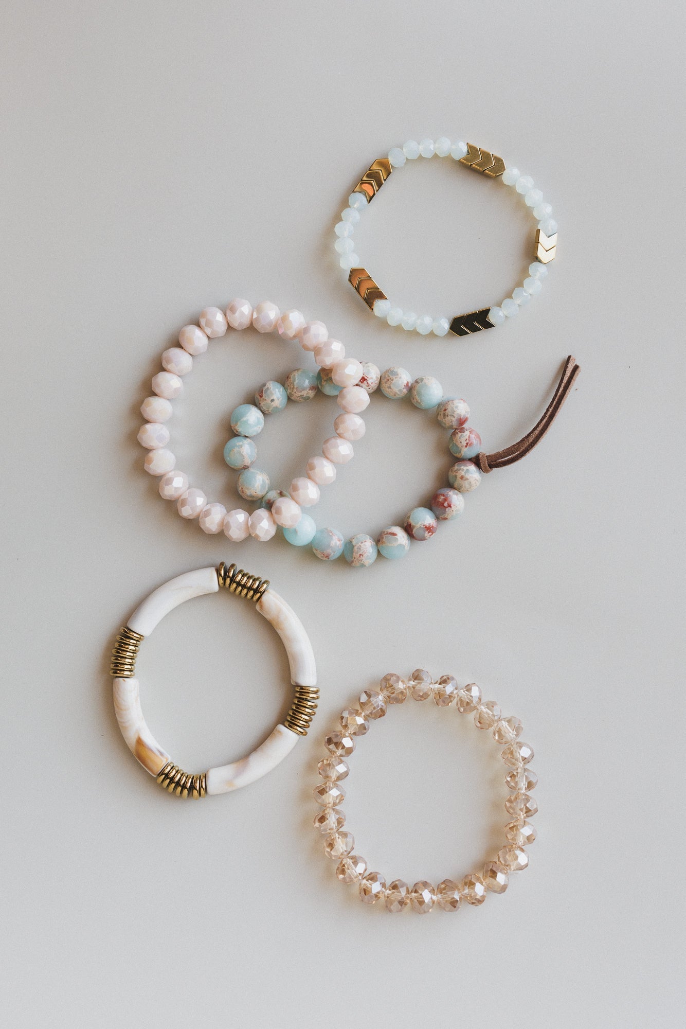 Romilly Bracelet Set - Blue Multi - Pre Order