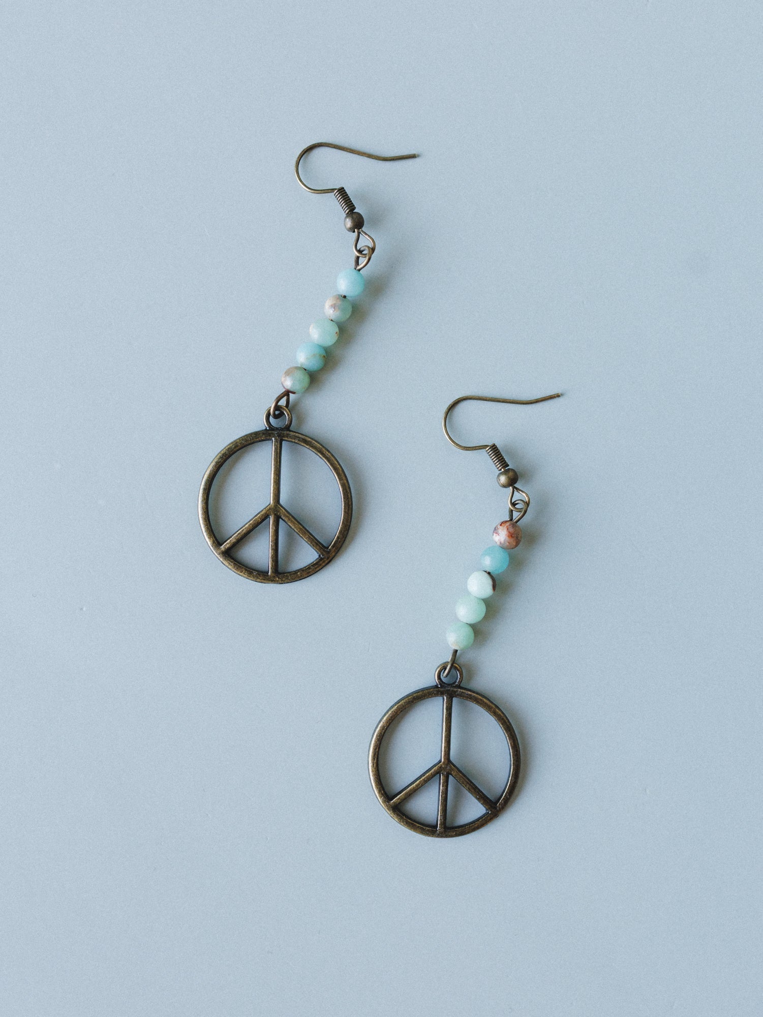 Peace Imperial Jasper Earrings - Natural - Pre Order