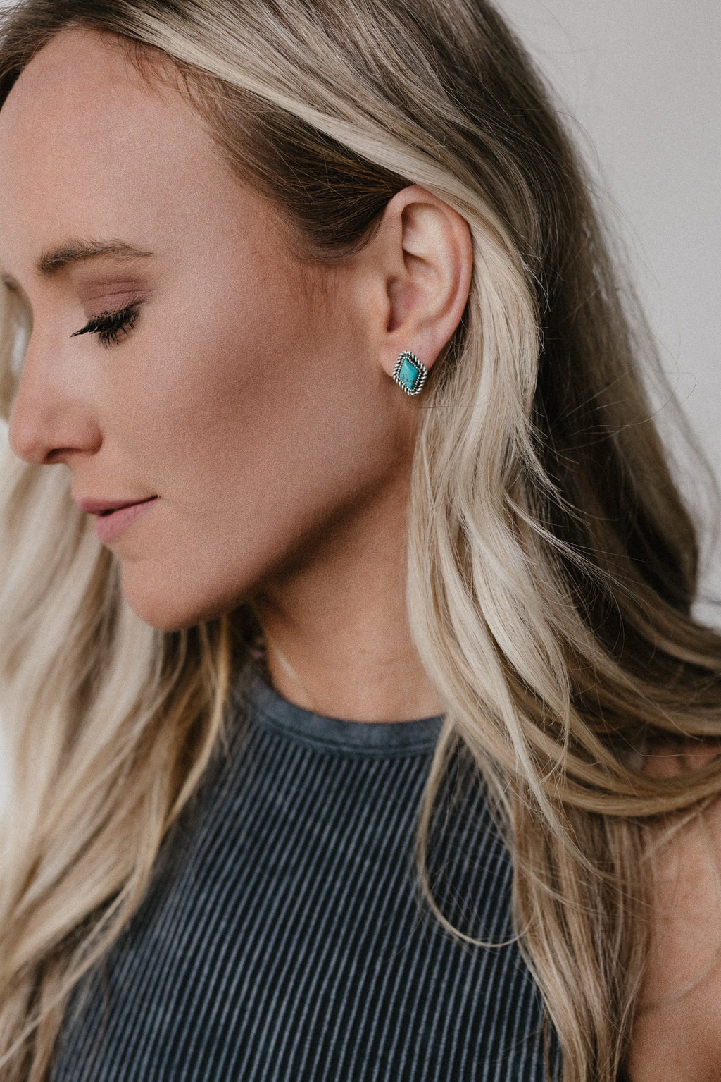Rodeo Glow Earrings - Turquoise - Pre Order