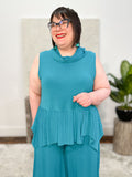 Tres Chic Portia Tank, Macaw Stripe
