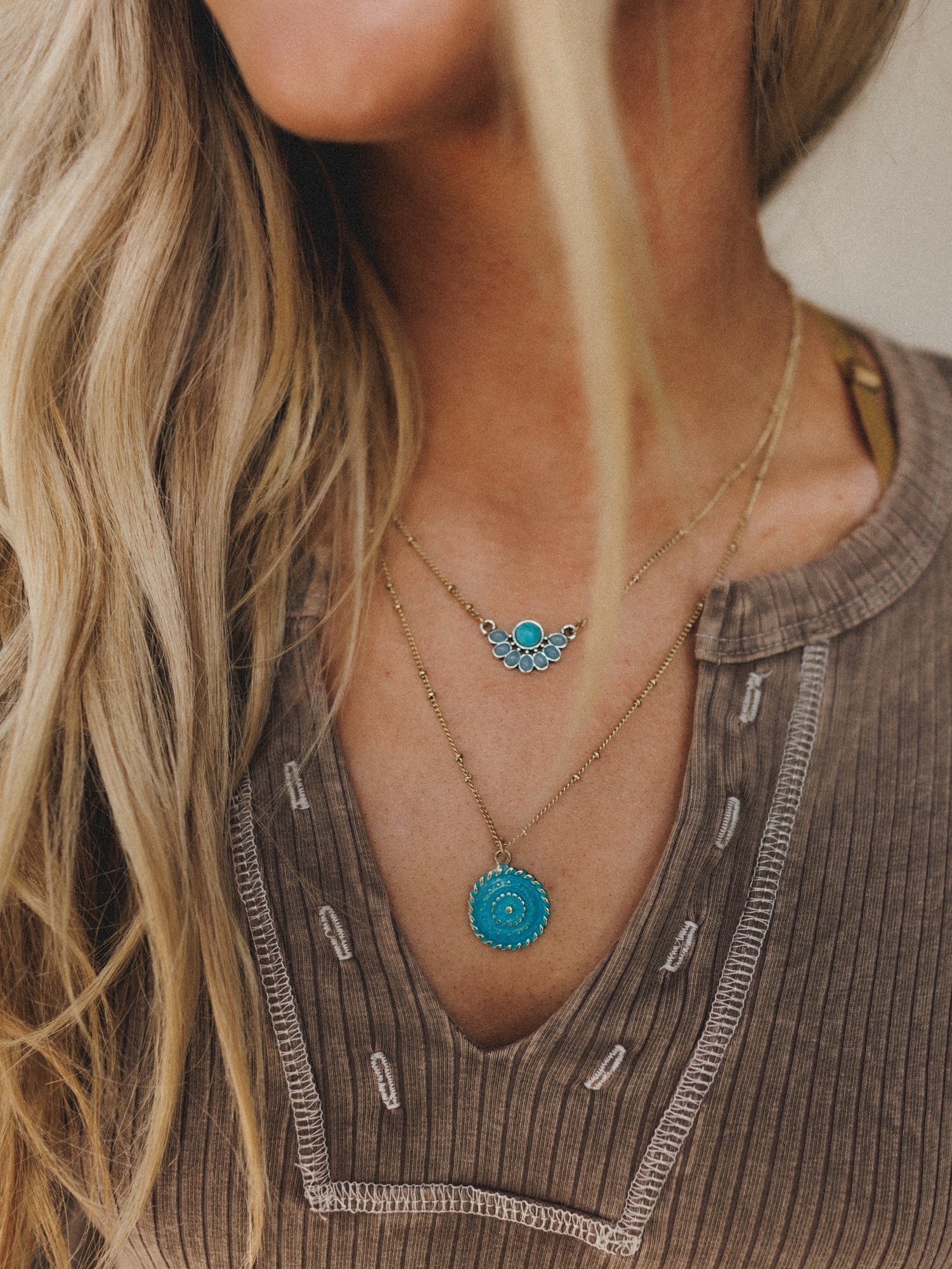 Radiant Wild Necklace - Turquoise - Pre Order