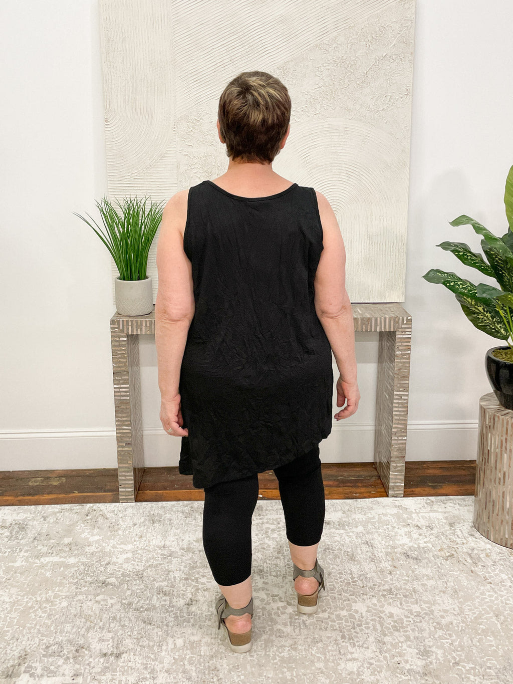 Colt Top, Black Crinkle