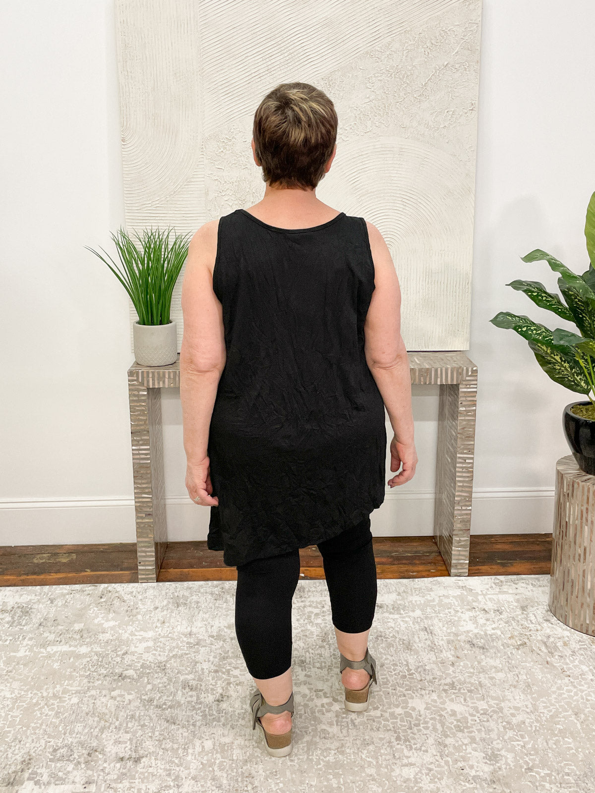 Colt Top, Black Crinkle
