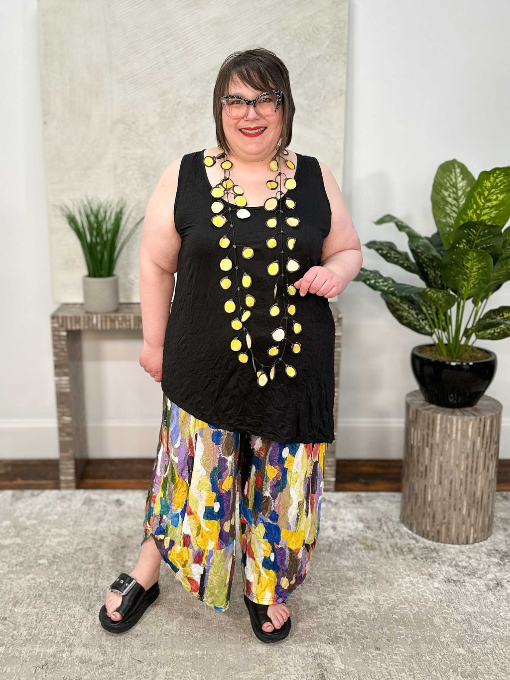 Colt Top, Black Crinkle