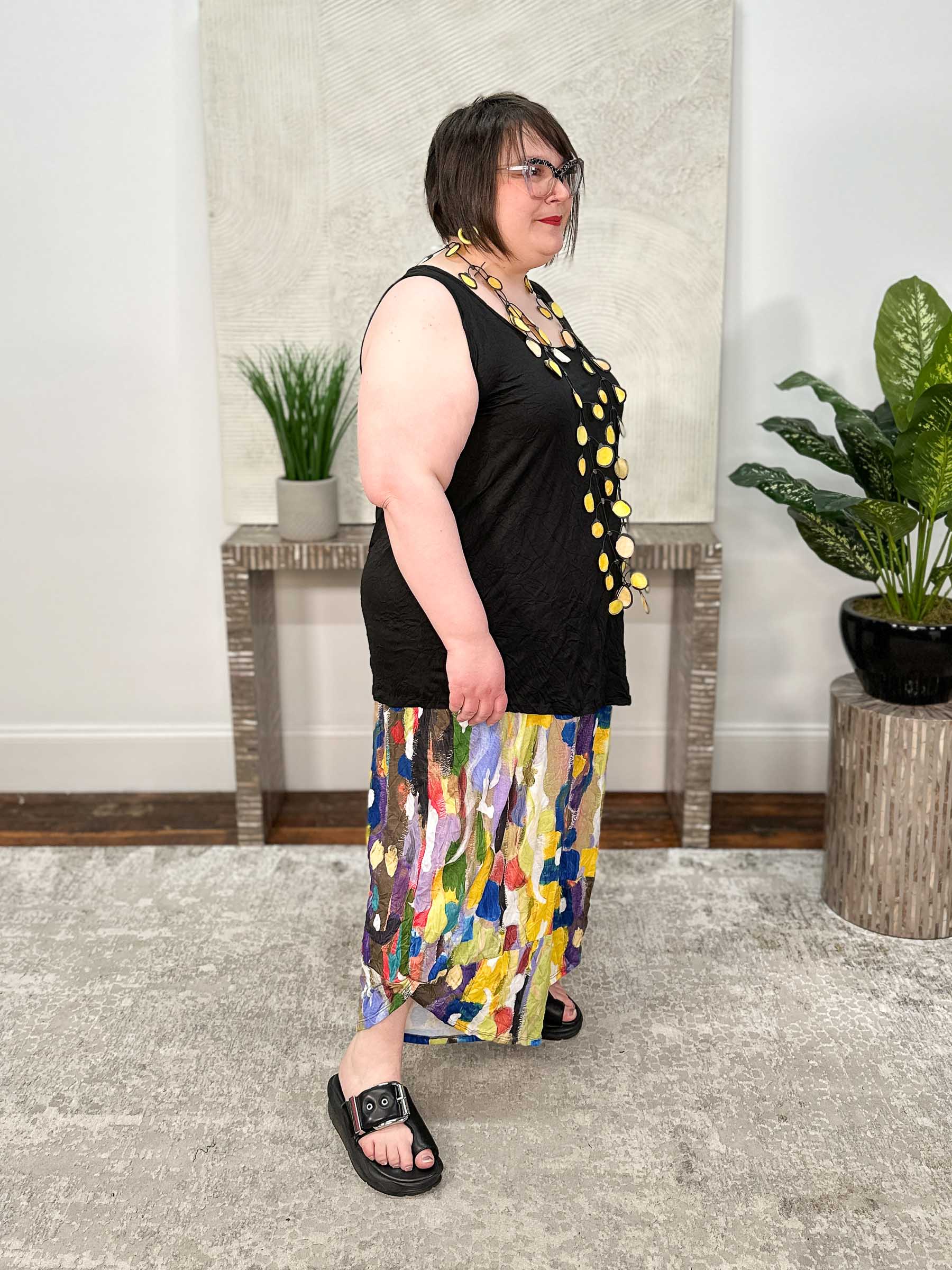 Colt Top, Black Crinkle