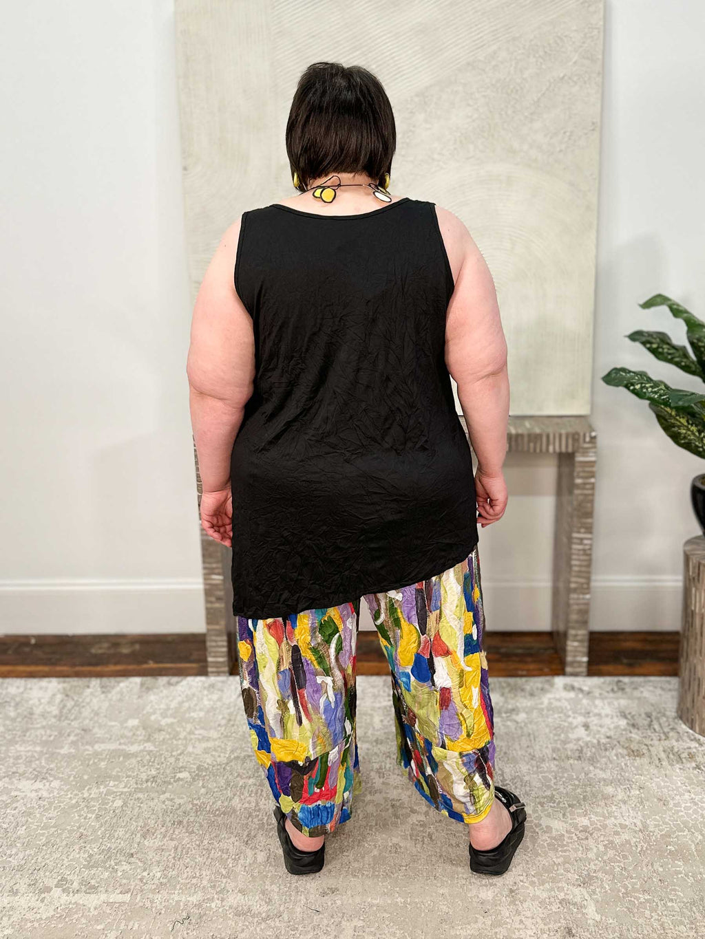 Colt Top, Black Crinkle
