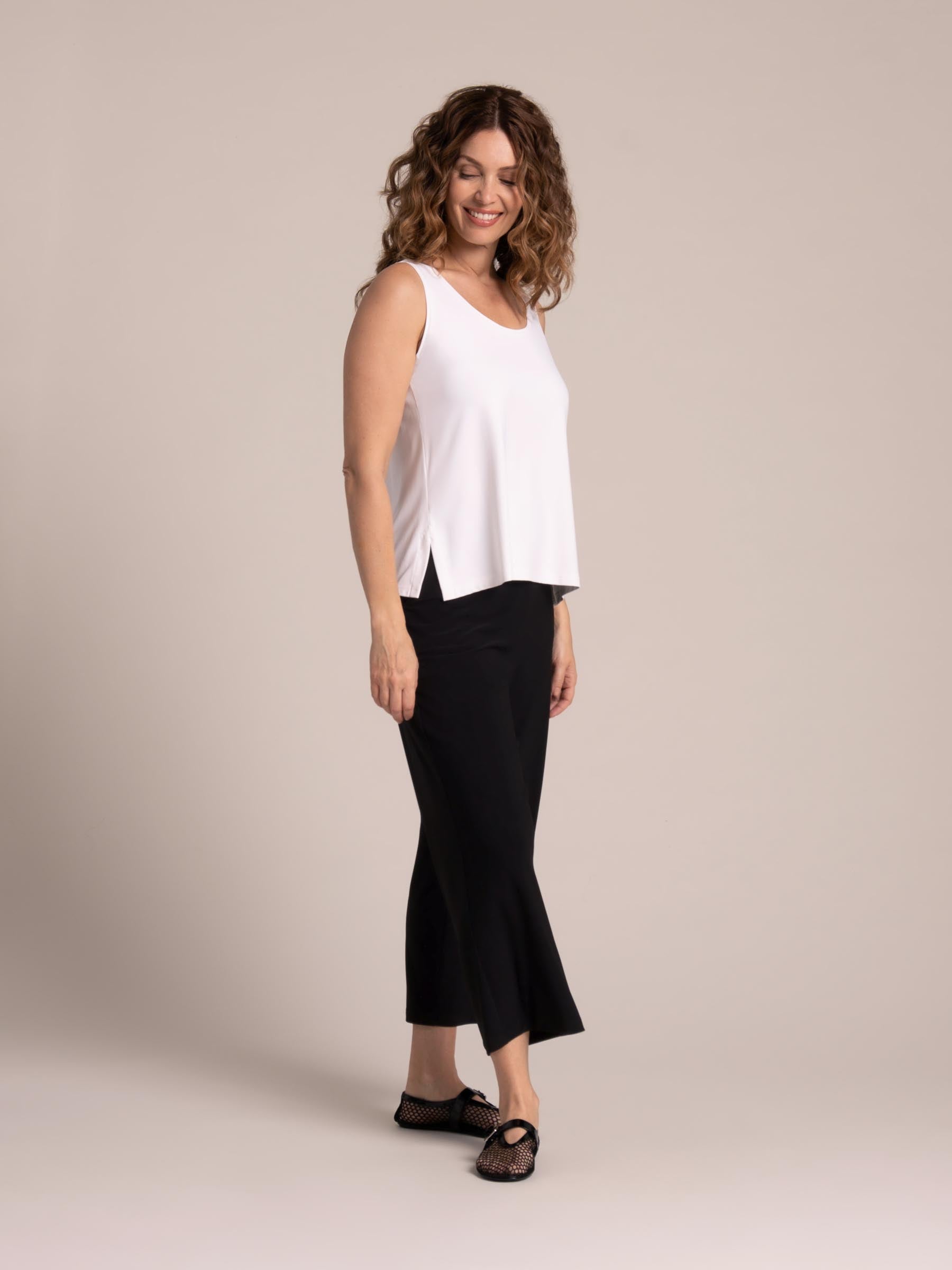 Go To Tank Relax Short, White