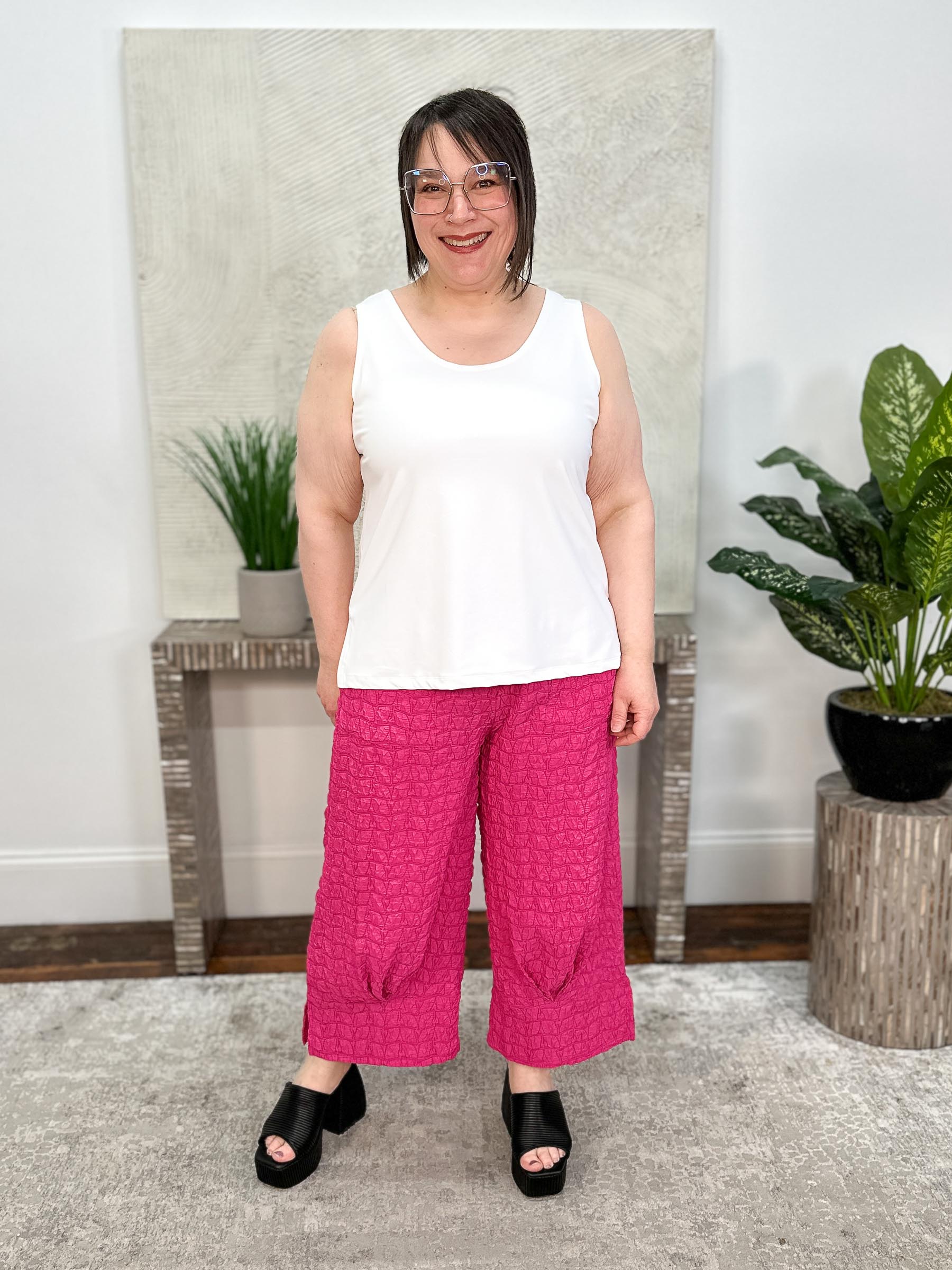Go To Tank Relax Short, White