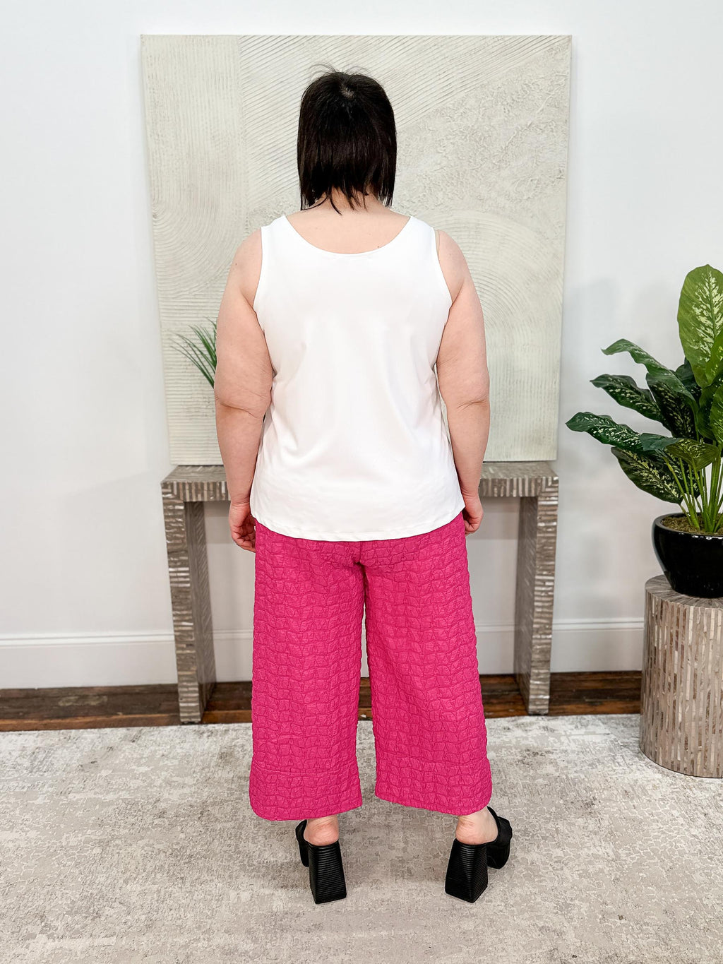 Go To Tank Relax Short, White