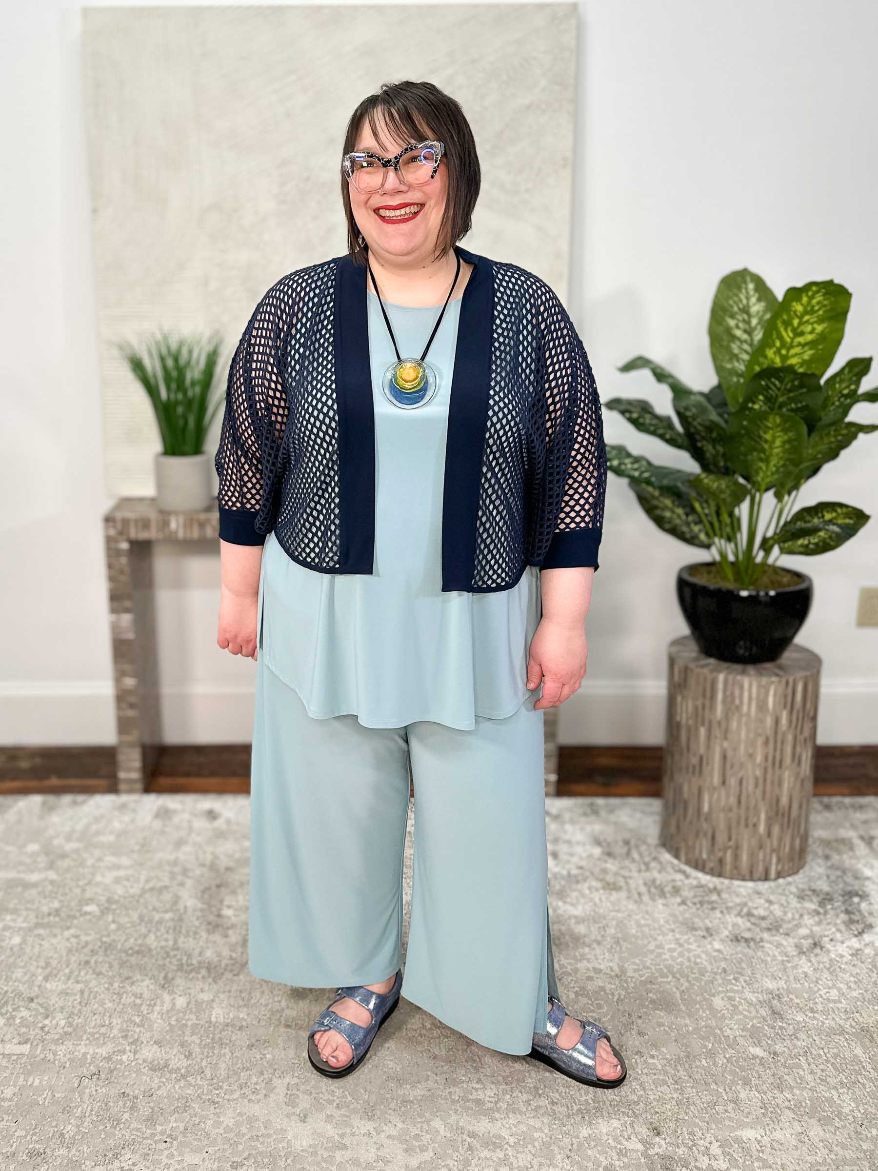 Sleeveless Go To Classic T Relax, Stone Blue