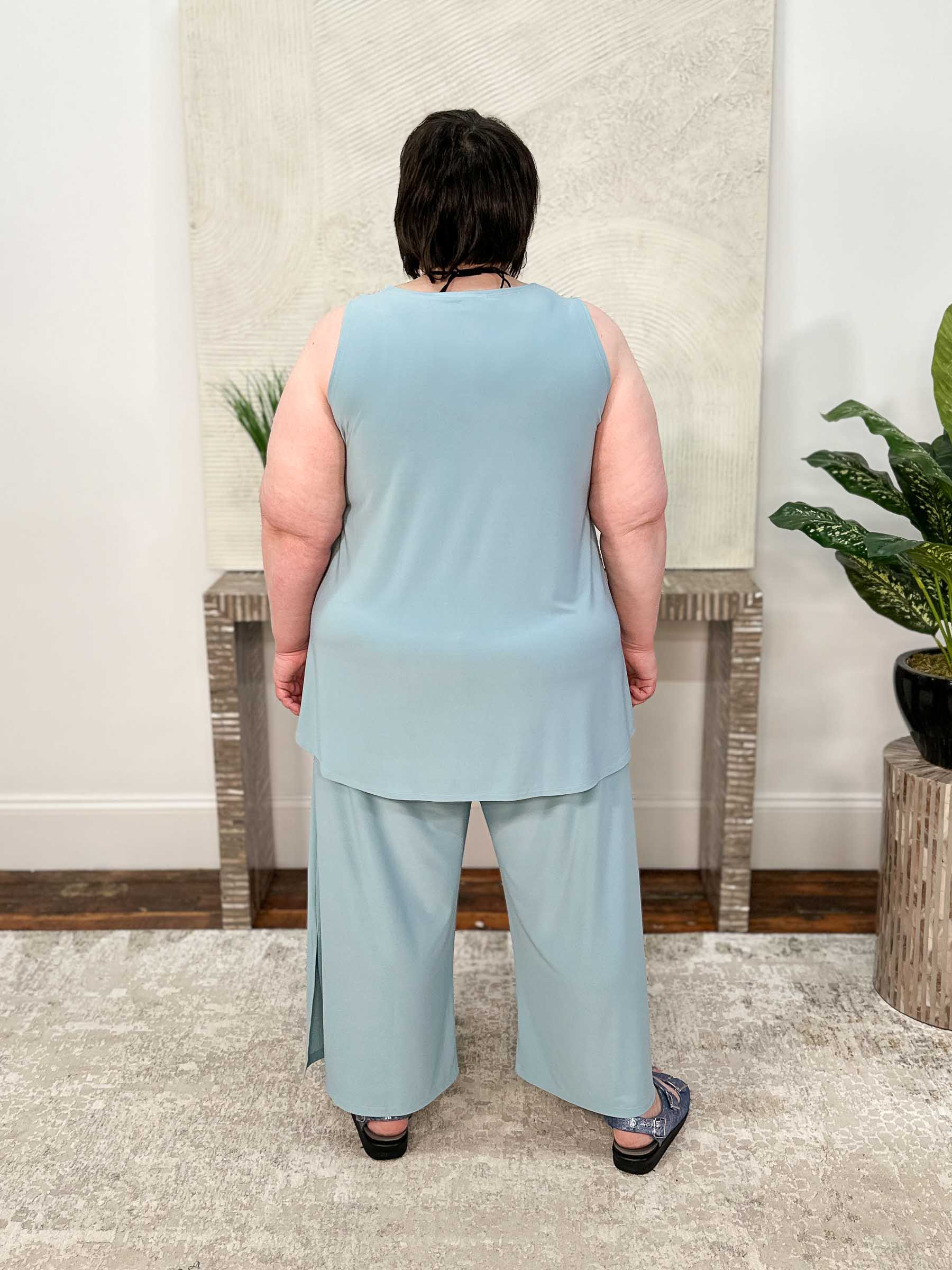 Sleeveless Go To Classic T Relax, Stone Blue