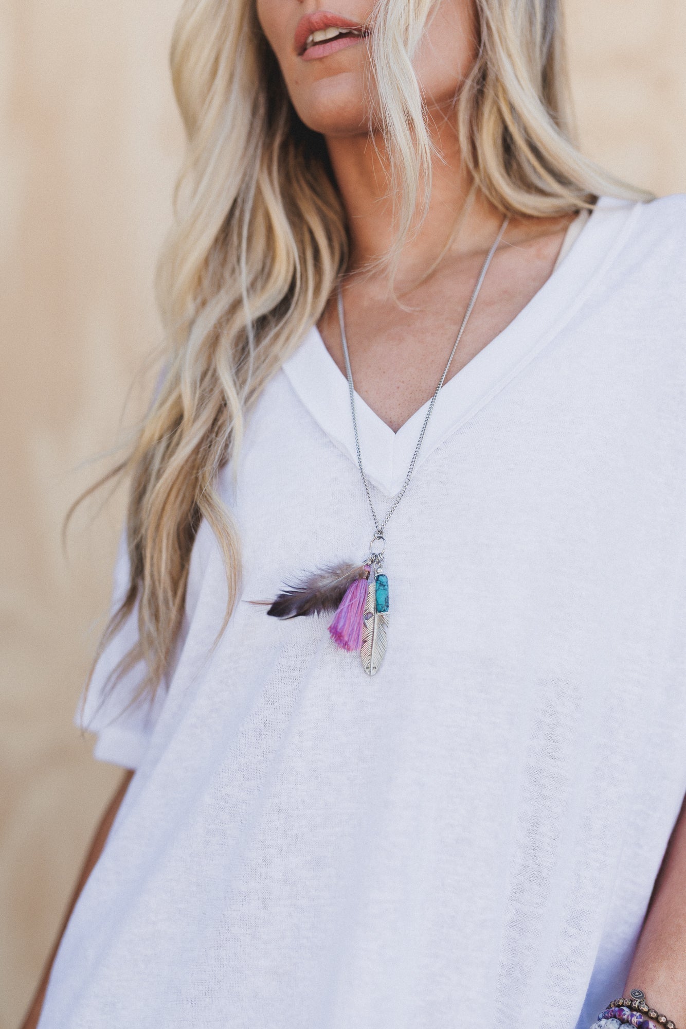 Featherlight Necklace - Purple - Pre Order