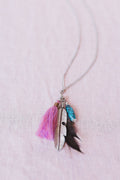 Featherlight Necklace - Purple - Pre Order