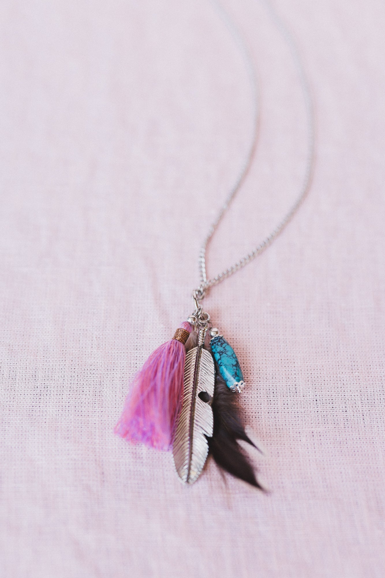 Featherlight Necklace - Purple - Pre Order