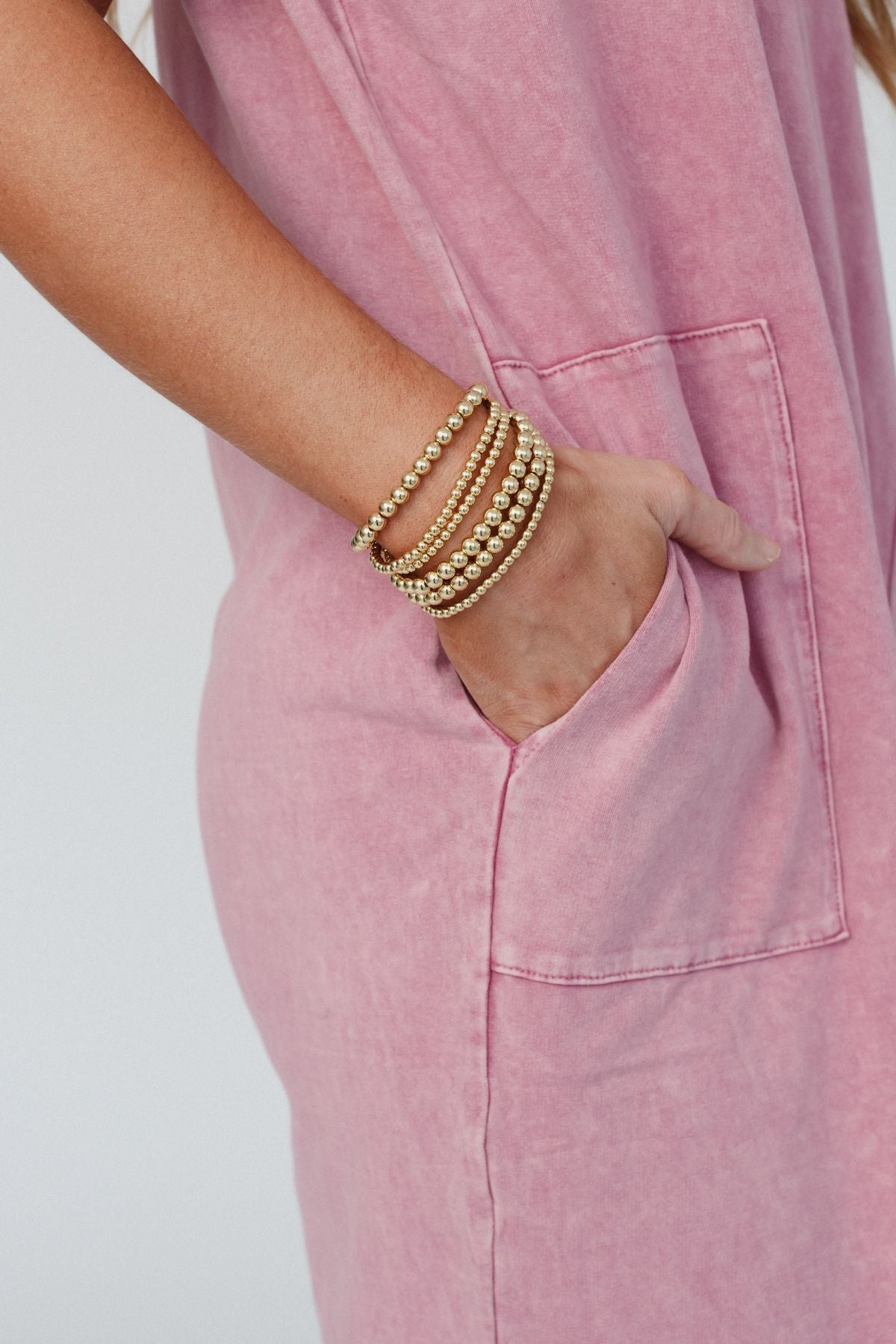 Ethereal Shine Stacked Bracelet - Gold - Pre Order