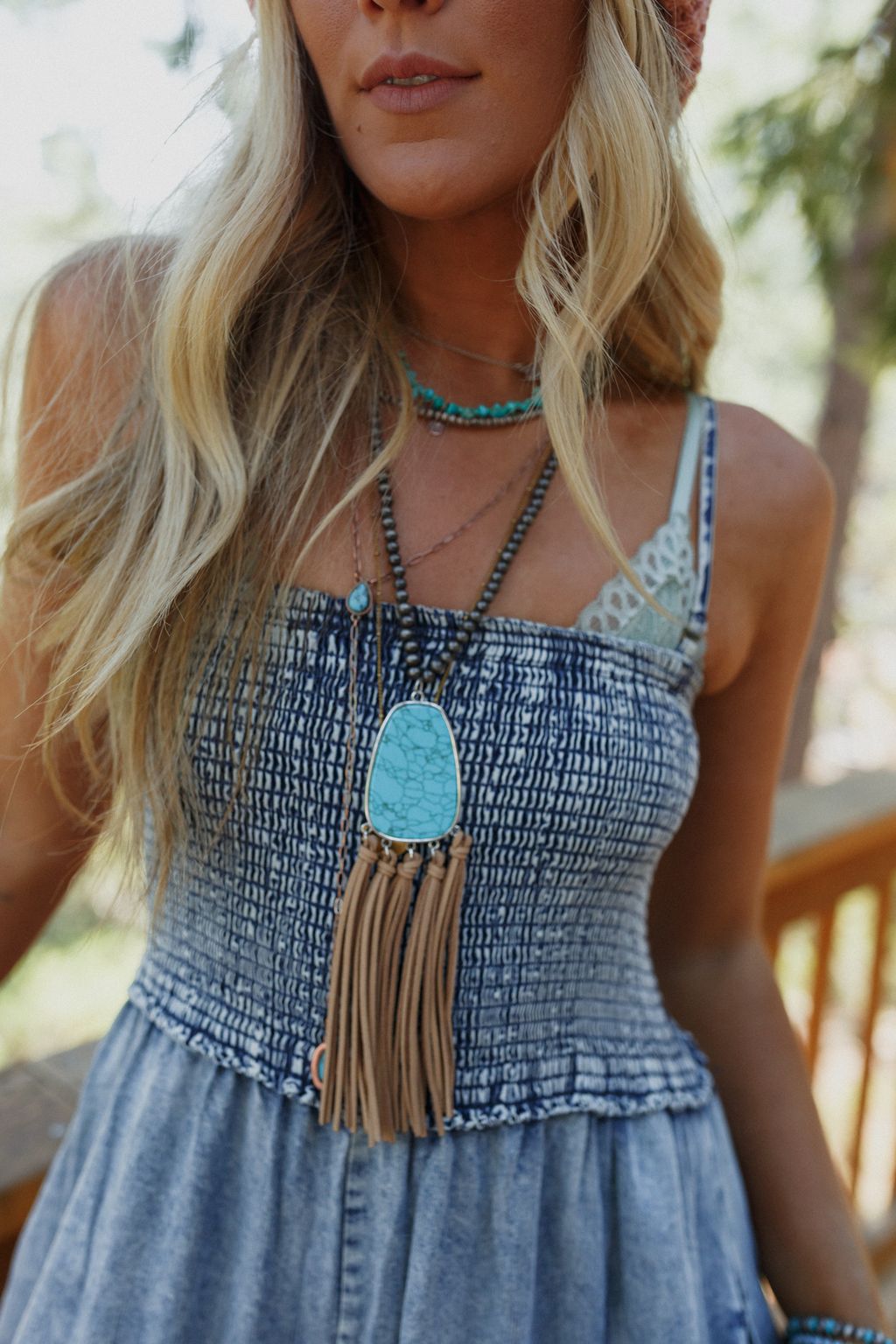 Magnified Spirit Necklace - Turquoise - Pre Order