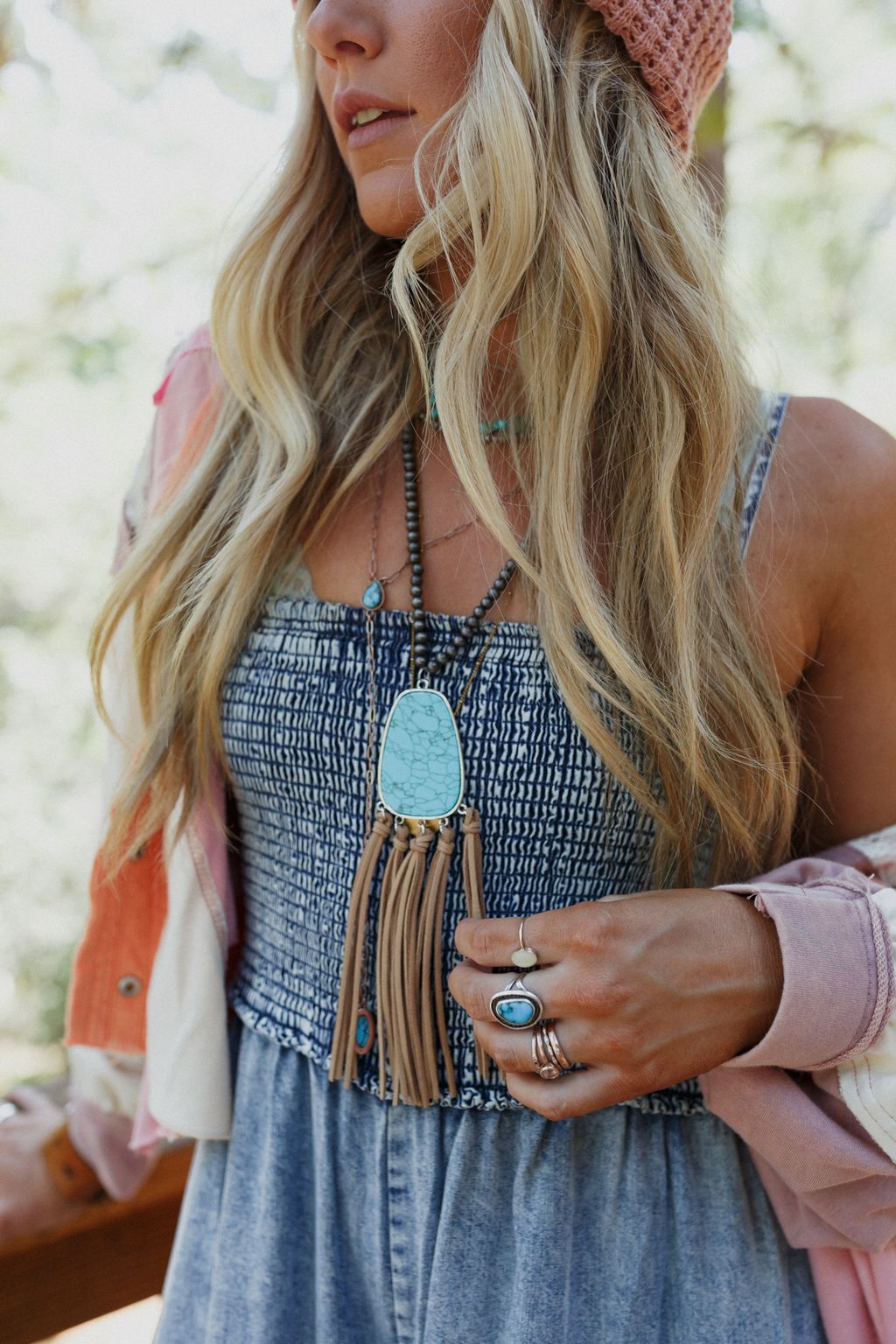 Magnified Spirit Necklace - Turquoise - Pre Order